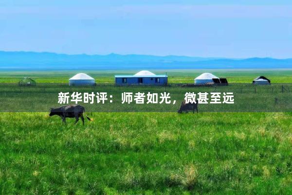 新华时评：师者如光，微甚至远