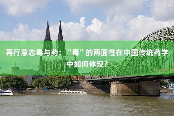 再行意志毒与药：“毒”的两面性在中国传统药学中如何体现？
