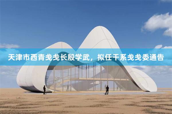 天津市西青戋戋长殷学武，拟任干系戋戋委通告