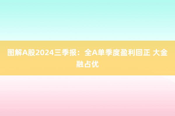 图解A股2024三季报：全A单季度盈利回正 大金融占优