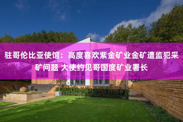 驻哥伦比亚使馆：高度喜欢紫金矿业金矿遭监犯采矿问题 大使约见哥国度矿业署长