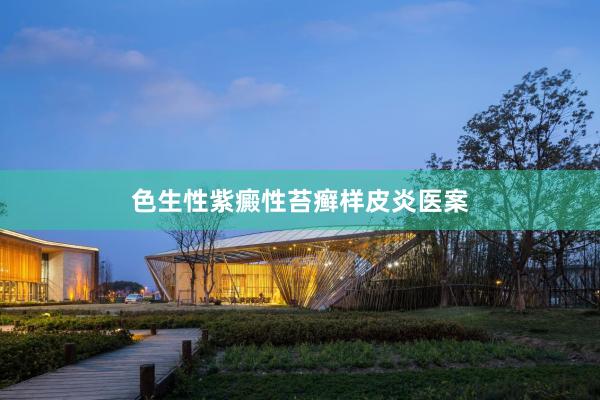 色生性紫癜性苔癣样皮炎医案